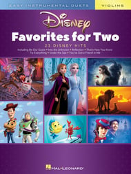 Disney Favorites for Two Violin Duet Book cover